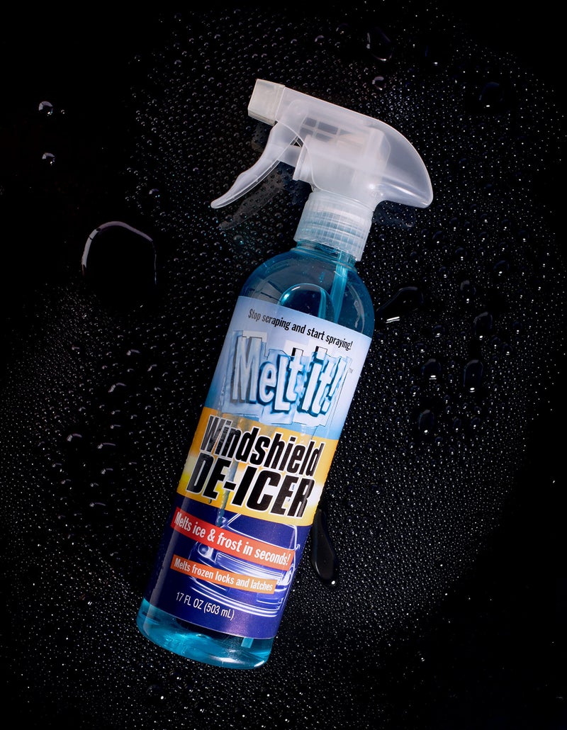 EZR Melt it! EZR Windshield De-Icer. Instantly Melts Ice & Winter Frost for Car Windshields, Windows, Mirrors, Key Locks, & Latches, Snow Melting Defrost Liquid for Car Window Cleaner, 17 Fl Oz Spray - Image 4